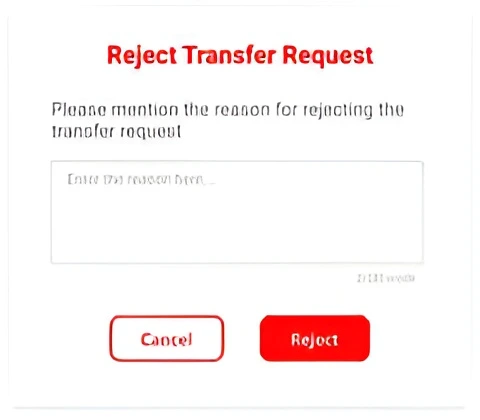 Step 1: Understand the Reason for Credit Transfer Rejection