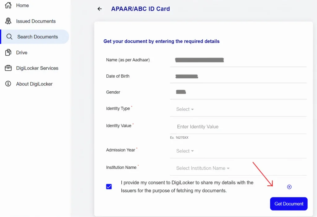 Step 3: Generate Your New ABC ID
